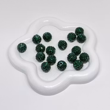 Strasstoppers 10mm Mörkgrön 1st