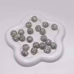 Strasstoppers 10mm Silver/vit 1st