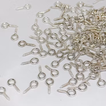 Skruvöglor Silver 25st