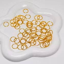 Bindringar 8mm Guld ca 70st