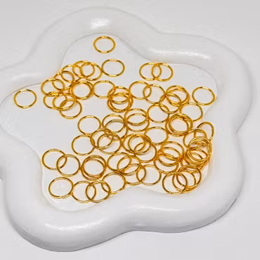Bindringar 8mm Guld ca 70st