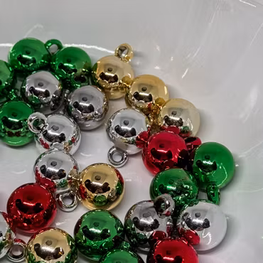 Pendant beads 16mm Julmix 15st