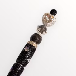 Fancypenna med hjärta & strass 1st