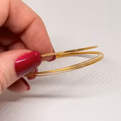Memory Wire Guld 6cm 10 varv