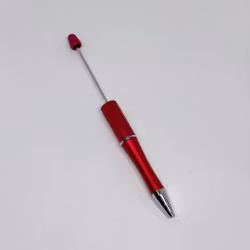 Pärlbar penna Julröd 1st