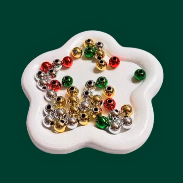 8mm Akrylpärlor Julmix 40st