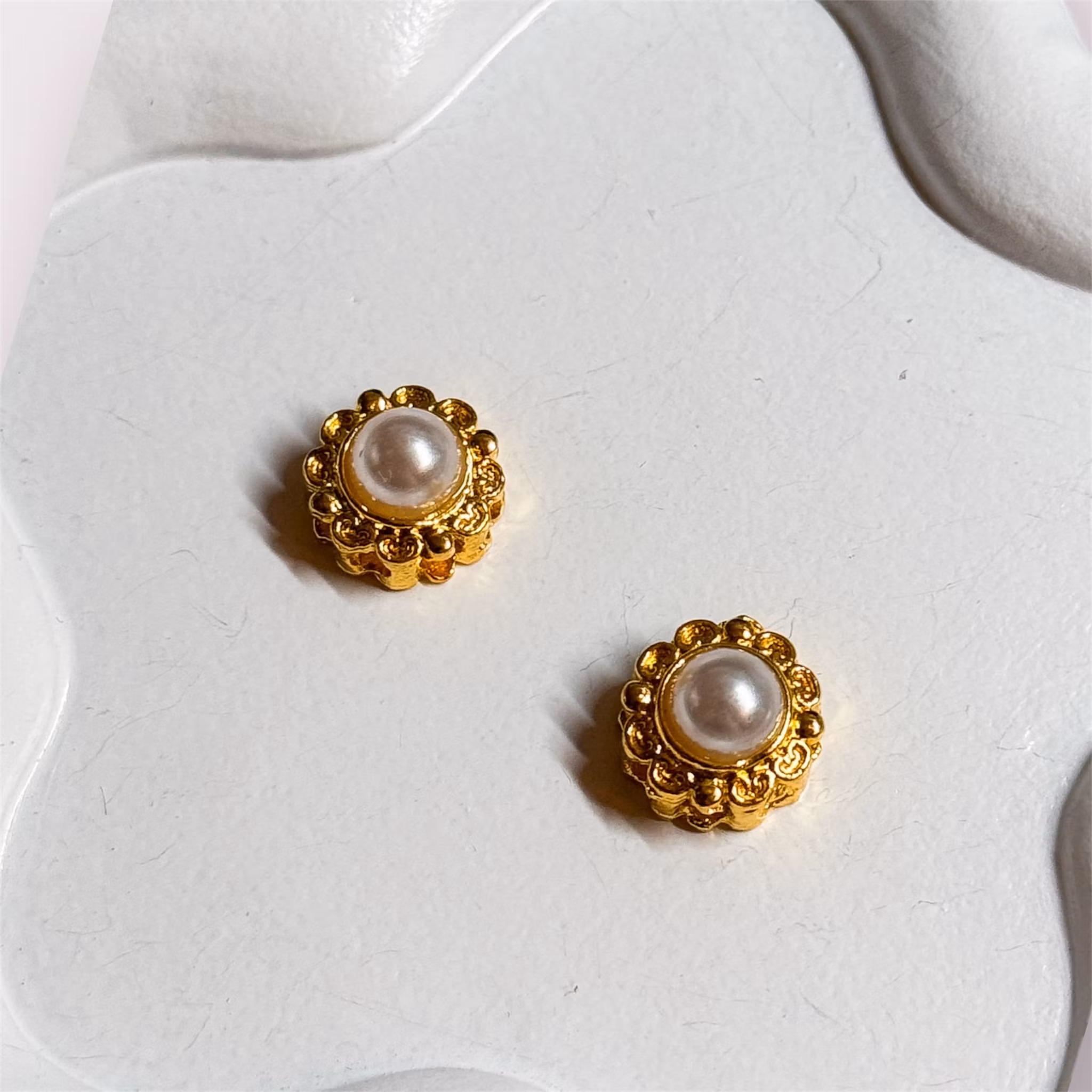 Multihålspärlor "8 hål" Guld - Välj färg 1st