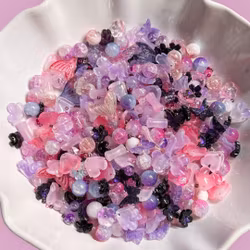 Glasmix Lila/rosa 50g