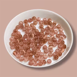 4mm Cat Eye Glaspärlor "Brun" ca 150st