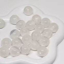 12mm Halvglitter Vit 1st