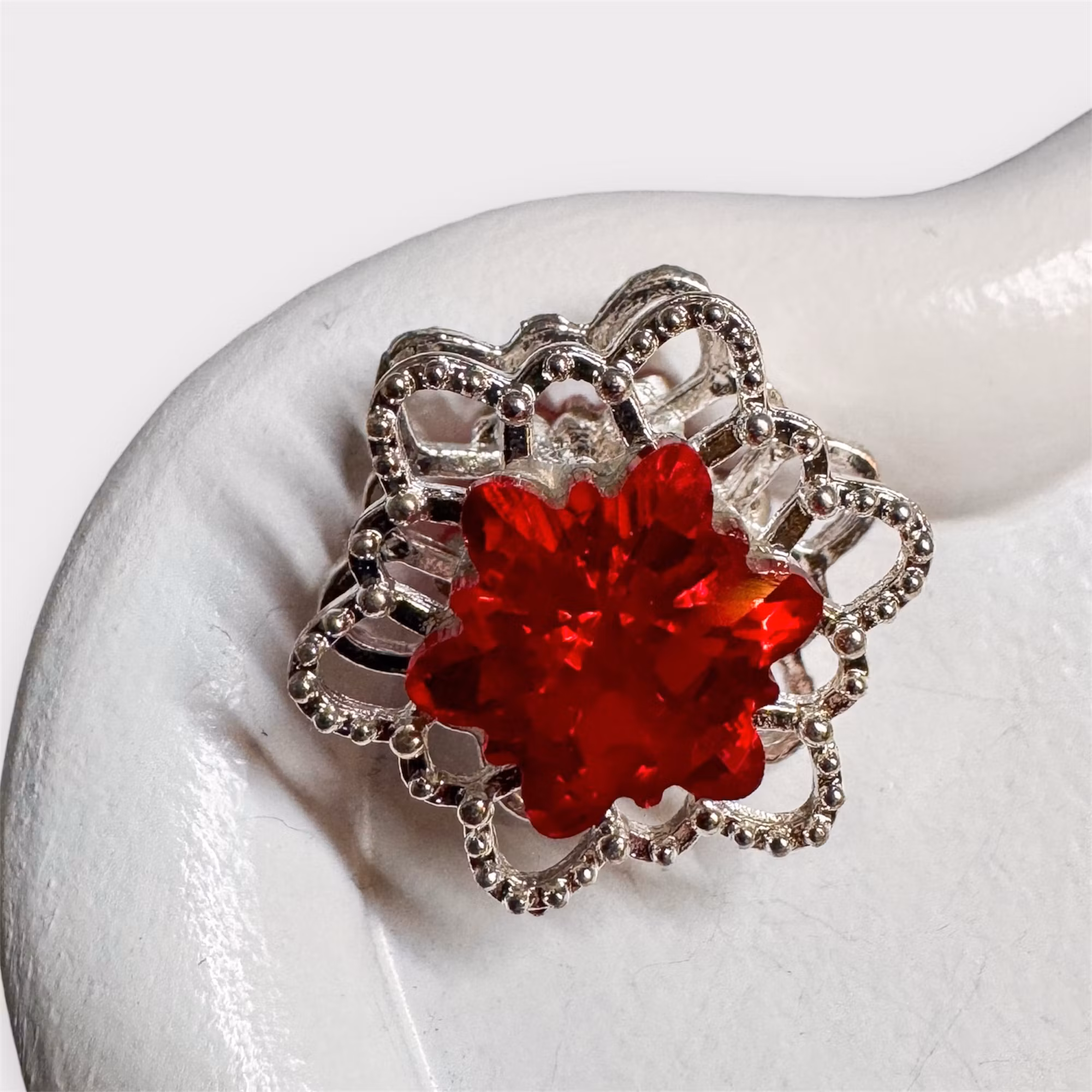 Metall snöflinga/blomma - Välj färg 1st