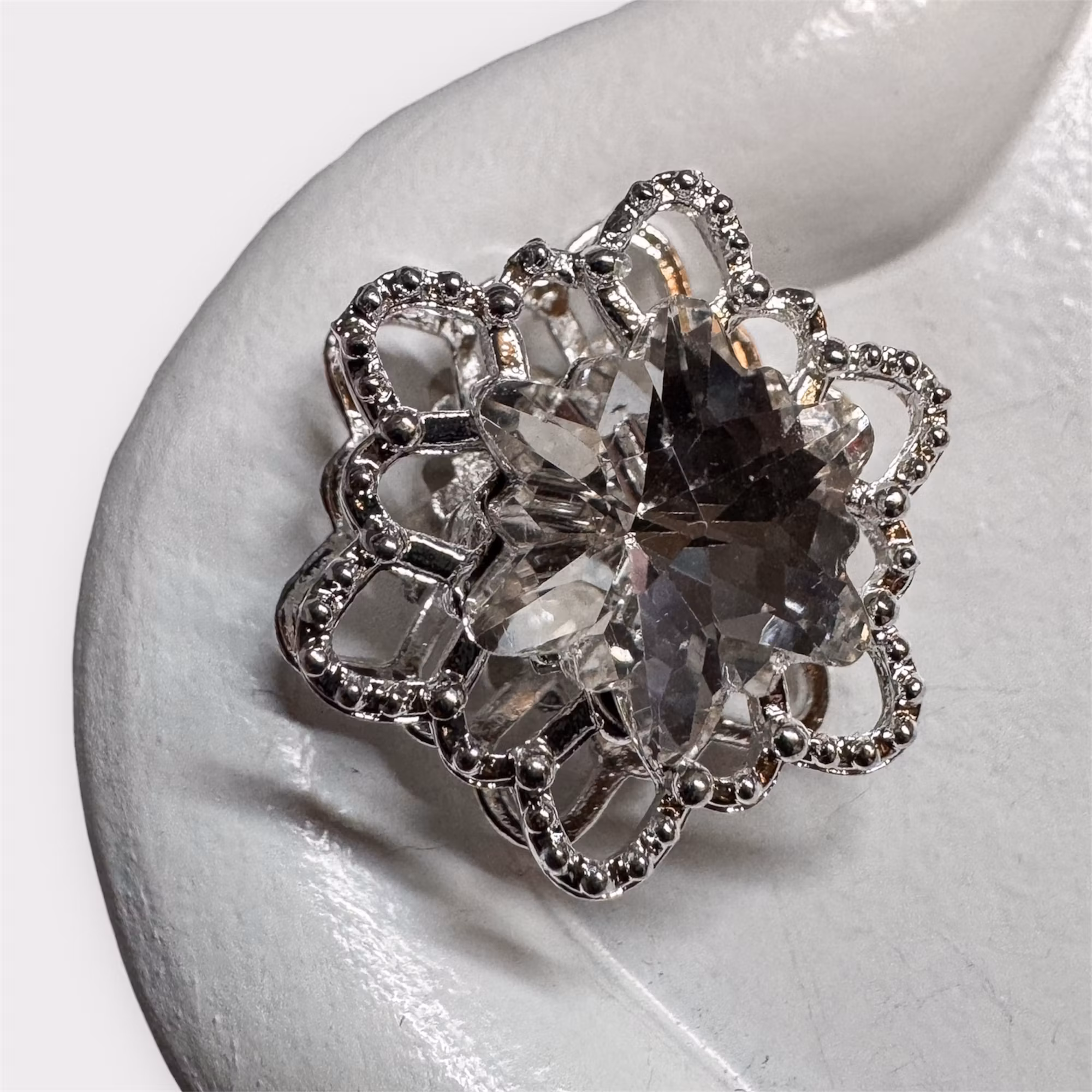 Metall snöflinga/blomma - Välj färg 1st