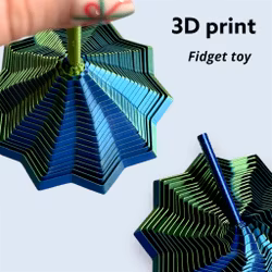 3D printad sensoriskt utvidgbar fidget toy 1st