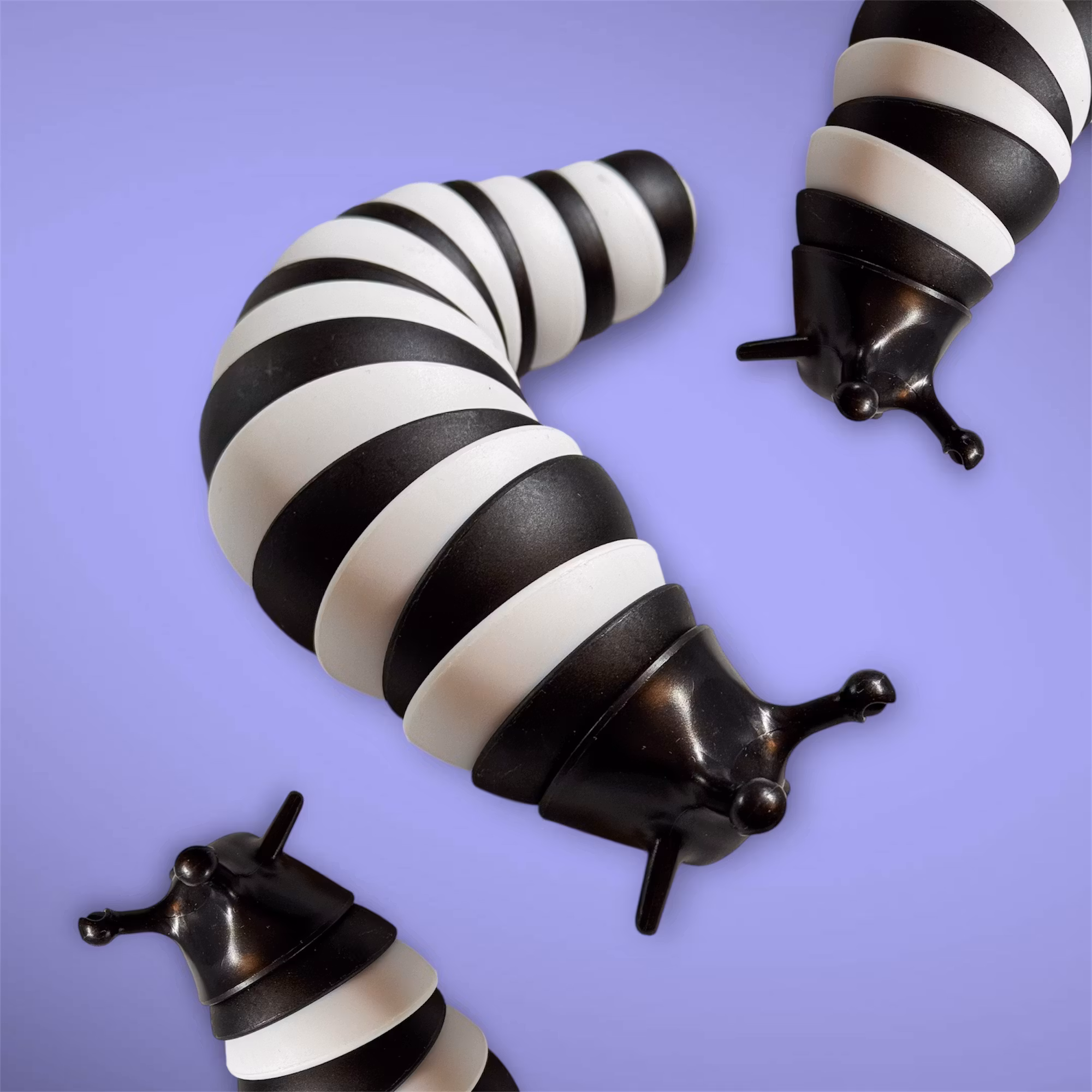 Fidget larv Svart/vit 1st