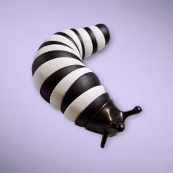 Fidget larv Svart/vit 1st