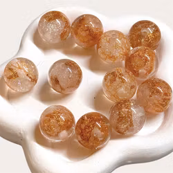 16mm pärla Glitter swirl 1st