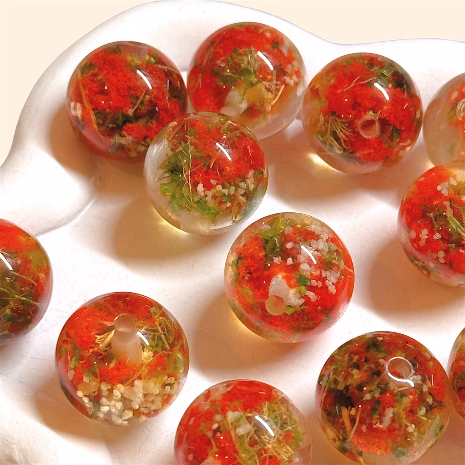 16mm pärla "svensk sommar" 1st