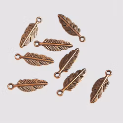 Berlock "fjäder" guld 1st