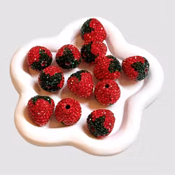 Rhinestone jordgubbe 1st