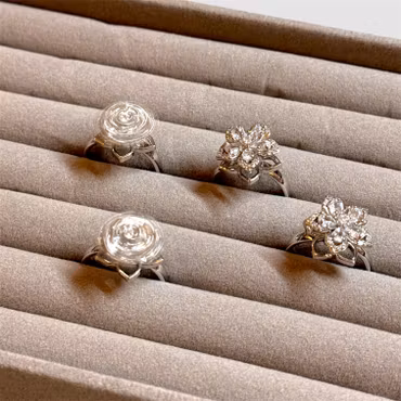 Spinner-ring "blomma" silver 1st