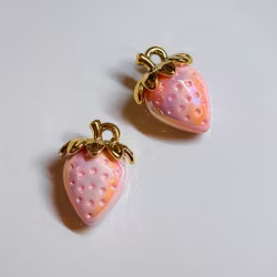 Jorgubbe hänge akryl rosa 1st