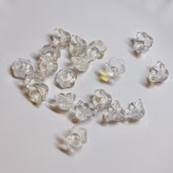 Glasblommor liljekonvalj Clear/AB 15st