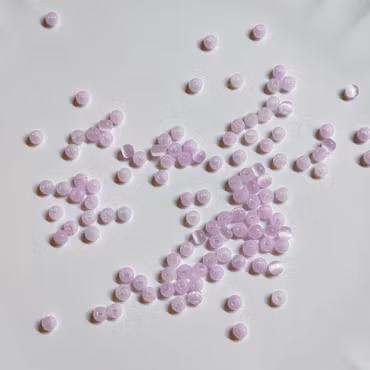 4mm Cat Eye Glaspärlor "ljuslila" ca 150st