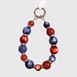 Väsksmycke svart/blå 1st