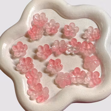 Sakura Glasblommor Rosa 20st