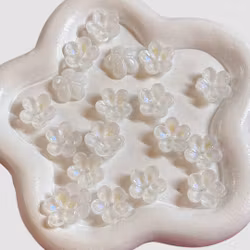 Sakura Glasblommor Vit 20st