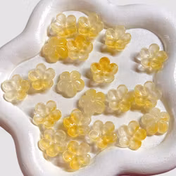 Sakura Glasblommor Gul 20st