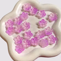 Sakura Glasblommor Lila 20st