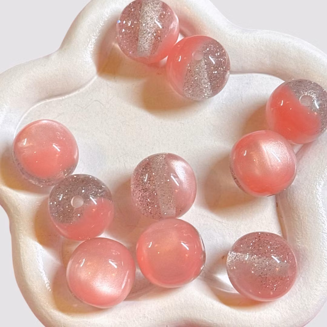 16mm Cat eye/glitter ljusRosa 1st