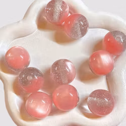 16mm Cat eye/glitter ljusRosa 1st