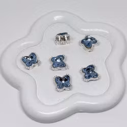 Fjäril multihål "8 hål" Gråblå 1st