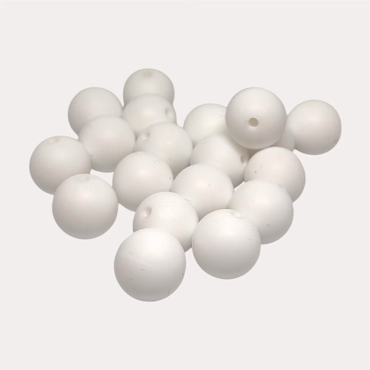 15mm silikonpärla Vit 1st
