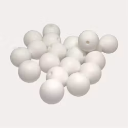 15mm silikonpärla Vit 1st