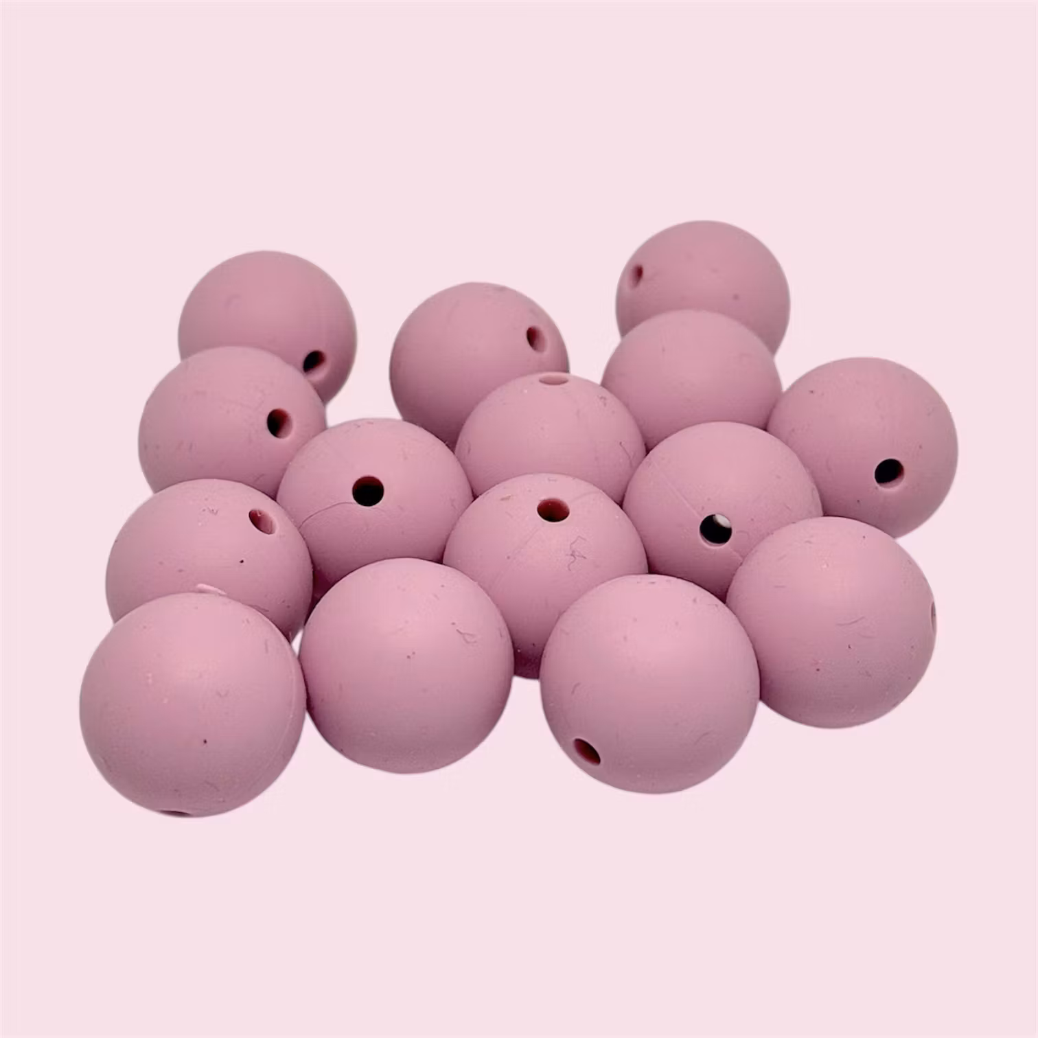 15mm silikonpärla Lavendellila 1st