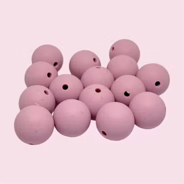 15mm silikonpärla Lavendellila 1st