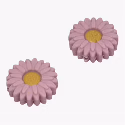 Silikonfokal Daisyblomma Lila 1st