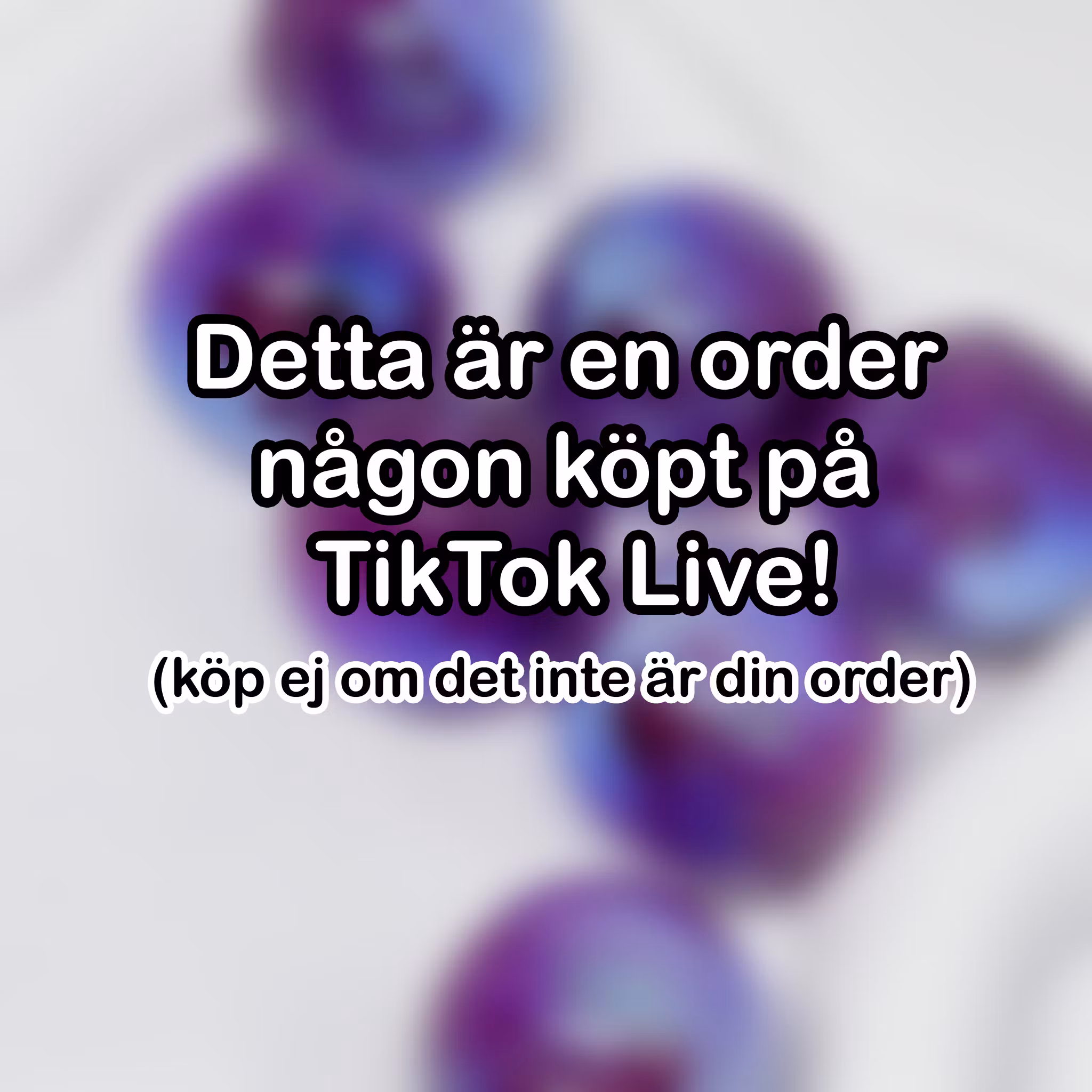 TikTok-Köp v.31 Kundnr J178