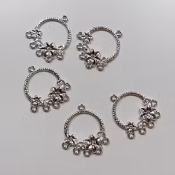 Metallhänge Connector Silver 1st
