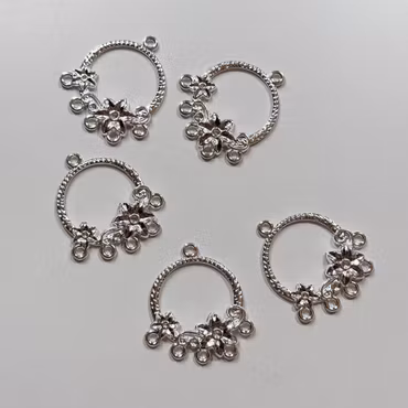 Metallhänge Connector Silver 1st