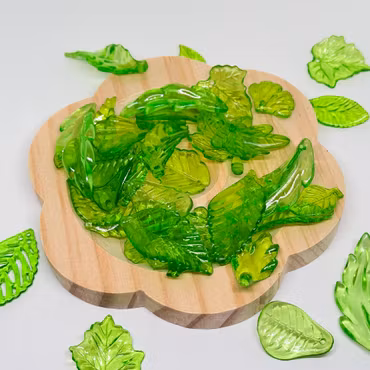 Akryllöv olika storlekar Grön mix 10g