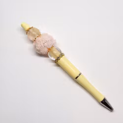Pärlad penna soft yellow 1st
