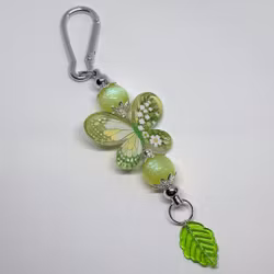 Nyckelring green butterfly 1st