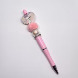 Pärlad penna rosa cute 1st