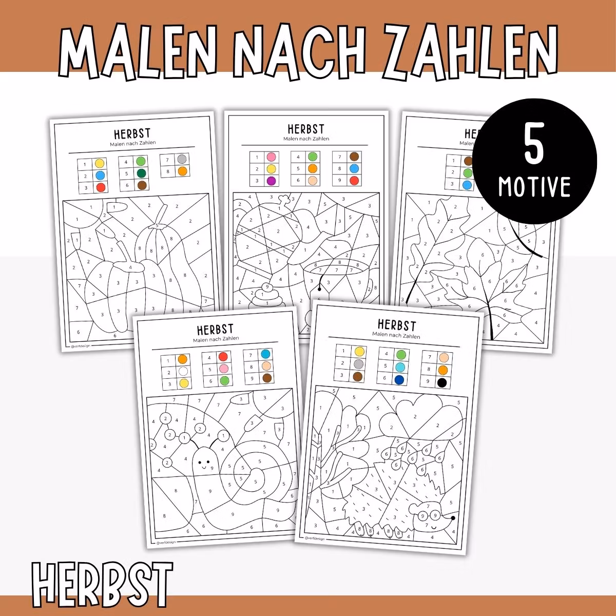 Malen nach Zahlen - Herbst