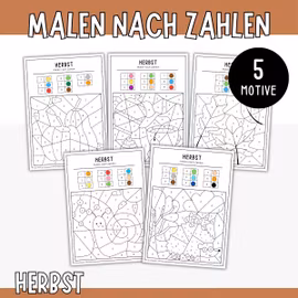Malen nach Zahlen - Herbst