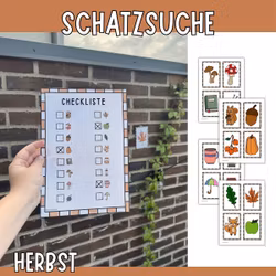Schatzsuche für Kinder - Herbst